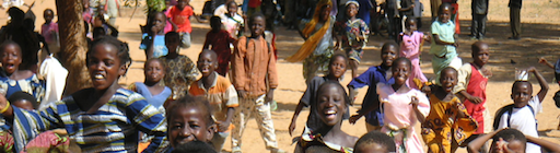 Une cour d'école en Afrique